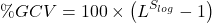 \[\%GCV=100\times \left(L^{S_{log}}-1\right)\]