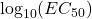 \log_{10}(EC_{50})