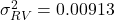 \sigma^2_{RV}=0.00913
