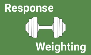 Why Weight? Response Weighting for Bioassays